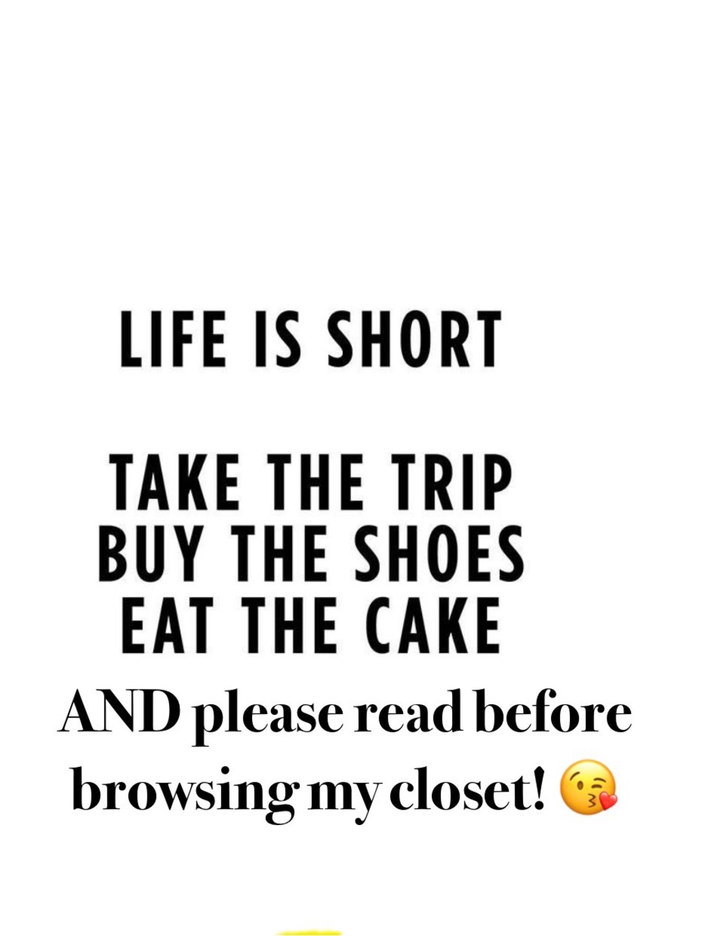 I’ll keep it short & sweet!